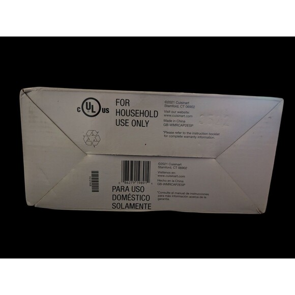 Cuisinart WMR-CAP2 Round Classic Waffle Maker 5-Setting Nonstick Quick Heat Up - Picture 5 of 6